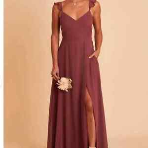 BIRDY GREY NWT Doris Chiffon Bridesmaid Dress size medium
