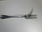 1840's French solid silver fork Floral checker pattern with hidden face