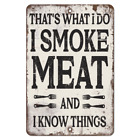 Summer Barbeque Aluminum Metal Sign for Cooks of Smoked Pork, Chicken, Beef