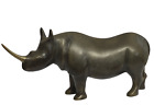 Rare Loet Vanderveen Dutch Rhino Bronze Artist Proof 6/10 Signed
