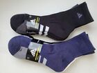 8 Pair (2) 4 Packs Of Men's Adidas High Quarter Performance Socks Size 6-12 Shoe
