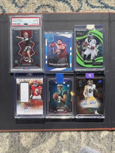 NFL Mystery Pack 10 Cards 1 Auto Patch, Graded Card, RPA, Or Case Hit Every pack