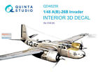 QTSQD48258 1:48 Quinta Studio Interior 3D Decal - A-26B B-26B Invader (ICM kit)