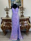 Women's Formal Sparkling shimmering and shiny Sequins Long Evening prom dress