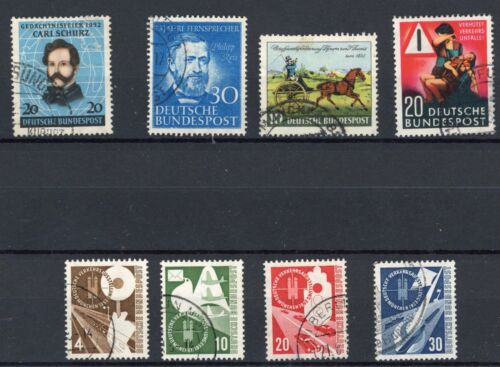 [658] Germany years 50 good lot very fine used stamps