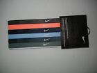 NIKE Colorful Swoosh-Logo 6-PACK ASSORTED PRINTED HEADBANDS Gym One Size NEW!