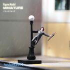 1/87 Street Lamp Man Scene Props Miniatures Figures Model For Cars Vehicles Toys