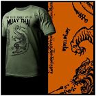 Muay Thai t-shirt Thai boxing Thailand martial arts combat yantra tiger roar tee