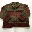 Vintage Coldwater Creek Multicolor Regular Fit Sweater Cardigan Women's Size 3XL