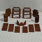 LEGO Castle Fort Wall 30140 Brown +  Turrett 6066 + Panel Corner 2345 + MORE !