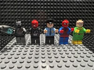 lego marvel super heroes minifigures lot Spider-Man Doc Ock Red Skull.