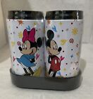 Disney Mickey Mouse and Minnie Mouse Salt and Pepper Shakers - Tin Company - NEW