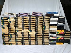 Lot of 150 Recorded Blank Betamax Video Tapes from 1981-1999