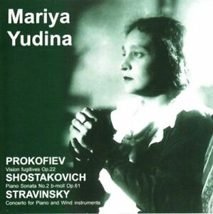 MARIA YUDINA piano PROKOFIEV SHOSTAKOVICH STRAVINSKY Chostakovitch CD NEW SEALED