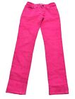 CAbi Skinny Jeans Hot Pink Fuchsia Cotton Spandex Size 0 31
