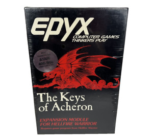 New Sealed Epyx Dunjonquest The Keys of Acheron 244C Cassette Atari 400/800 32k