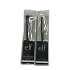 E.L.F. Set of 2 Brushes Fluffy Eye Blender + Small Angled Brush Make Up New ELF