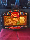 Vintage Schmidt Beer Advertising Light