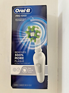 New ListingOral-B Pro 1000 Toothbrush Rechargeable Deep Cleaning White OEM NEW SEALED
