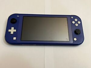 Nintendo Switch Lite Console (Dark Blue) Blue Screen For Parts