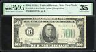 1934 A $500 Federal Reserve Note New York FR#2202-B Graded PMG 35 Choice VF