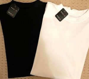 Men's Long Sleeve T-Shirt Galaxy by Harvic White or Black Sizes M to 6X