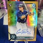 JERSEY # Bowman Chrome Refractor Cal Raleigh #CRA-CR Rookie Auto RC #29/50
