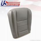 2002 to 2007 Ford F250 F350 Lariat Bottom Leather Seat Cover Gray Perforated (For: 2002 Ford F-350 Super Duty Lariat 7.3L)