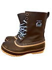 Sorel 1964 Premium Waterproof Boots Lace Up Women’s Size 8 Lined Chocolate Brown
