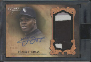 New Listing2021 Topps Dynasty Frank Thomas 9/10 Auto Autograph Game Used Patch