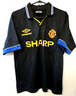 Vintage Manchester United Umbro Sharp Jersey Shirt Mens Large 1998-99