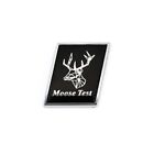 Moose Test R Design Emblem Badge Sticker Volvo V C XC S 40 50 60 70 80 90 Silver