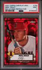 2021 topps chrome platinum anniversary Mike Trout Red Atomic Psa 9