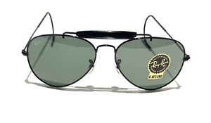 Ray-Ban Outdoorsman RB3030 L9500 Classic Green G-15 Lens with Black Frame 58mm