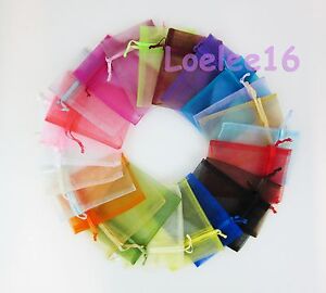 12 PACK ORGANZA GIFT BAG - Jewelry Pouch Wedding Favor Party Bridal Candy