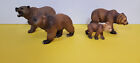 SCHLEICH PAPO Lot of 4 BEAR North American & PYRENEESE BEAR Forest Animal Figure