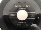 New Listing'52 Country Bop 45 DELBERT BARKER I Don't Care/My Son Calls Another Man KENTUCKY