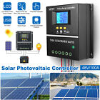 100A MPPT Solar Charge Controller 12V 24V 36V 48V PV Battery Regulator Dual USB