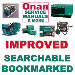 Onan KY Microlite Repair SERVICE MANUAL Operator INSTALL PARTS -10- MANUALS SET