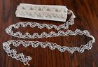 3 + Yards Antique Tatted Lace Trim Tatting 1