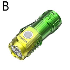 Three~Eyed Mini Flashlight Flash-Super Power Waterproof Outdoor Travel--