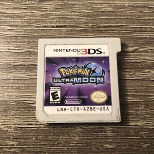 Pokemon Ultra Moon Nintendo 3DS XL 2DS Game Cartridge Only No Case