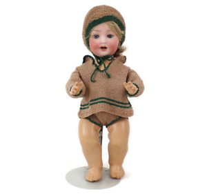 Antique Bisque Doll Otto Reinecke Toddler Baby Bent Limb Compo Body Mold #914