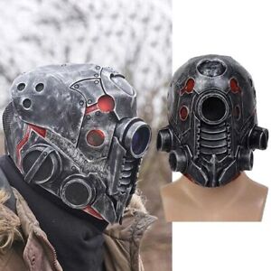 Halloween Punk Masque Face Mask Helmet Steampunk Robot Masque Headgear Cosplay