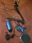Blue Yeti 988-000402 USB Blue Microphone With Desk Stand