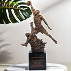 50cm Michael Jordan 23 Resin Sculpture Bronze Finish Statues Home Art Decor Gift
