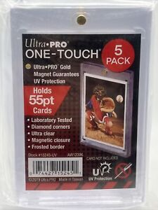 Ultra Pro One-Touch 55pt Point Magnetic Card Holder - 5 PACK