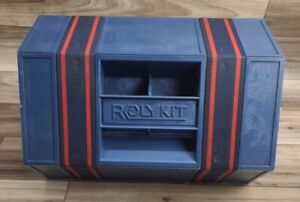 Rolykit Blue Roll Up Storage Box Craft Case Jewelry Sewing Fishing  11