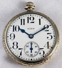 Gorgeous Elgin Antique Pocket Watch 16S Silver Color Ruby Jewels 1927 NICE!