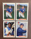 1992 Bowman Baseball Cards Lot 4- #59, #511, #679